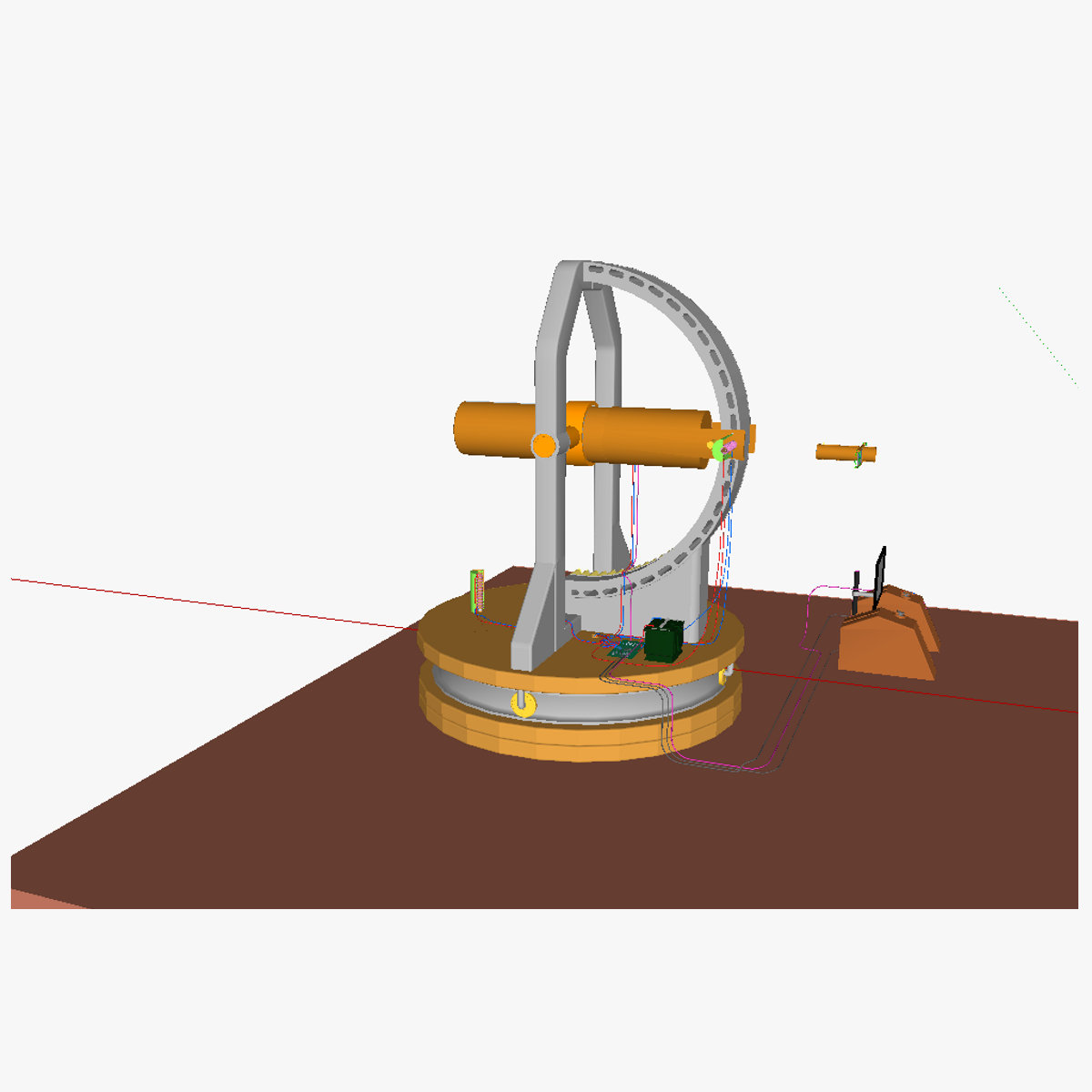Remote operated telescope 3D model_3