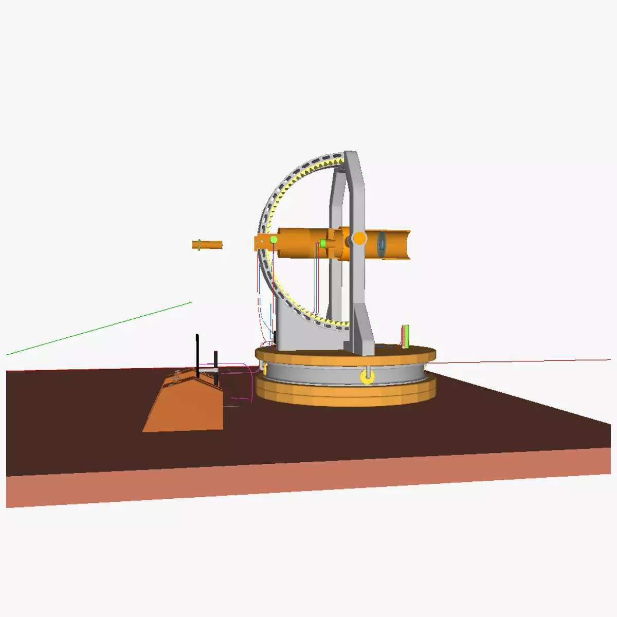 Remote operated telescope 3D model_0