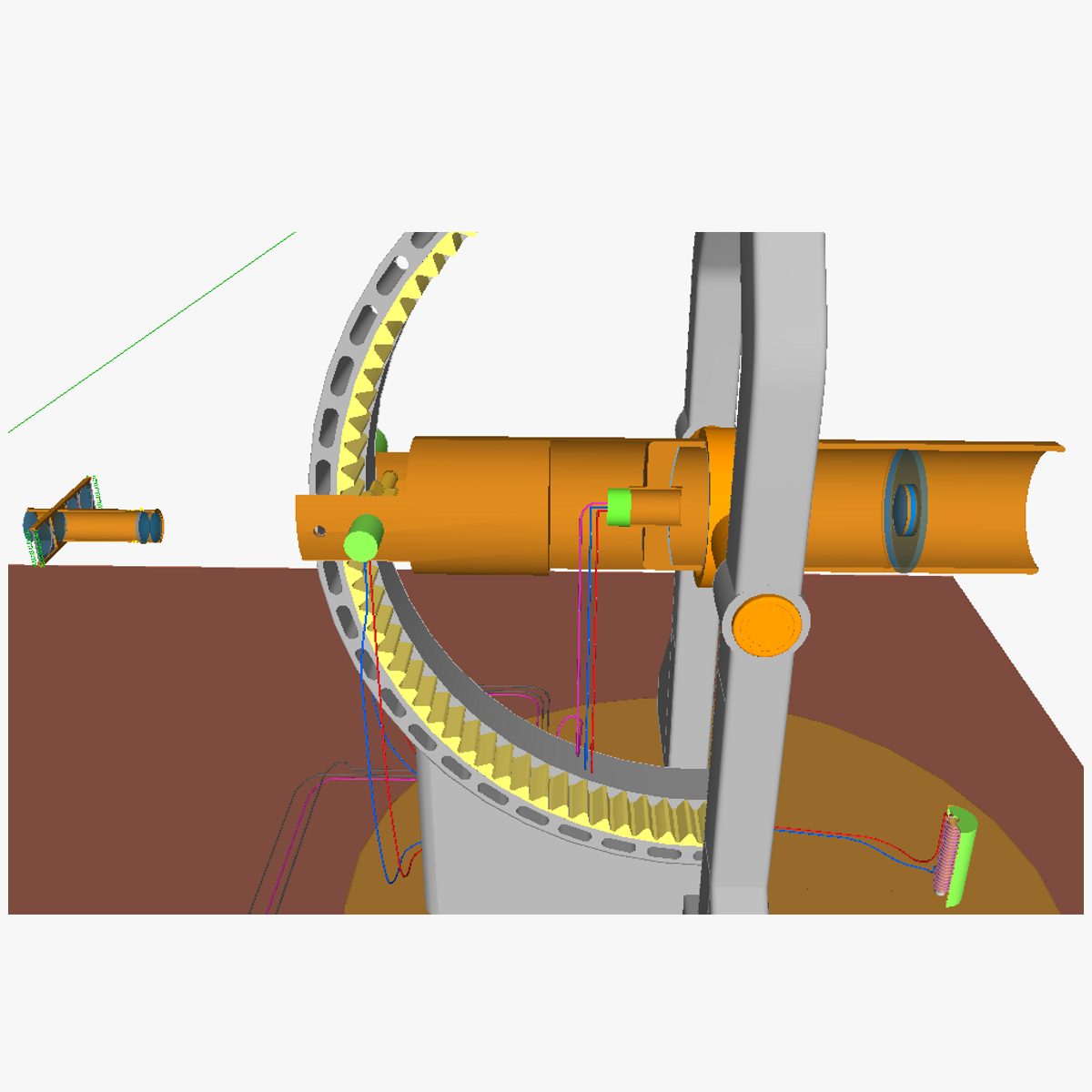 Remote operated telescope 3D model_4