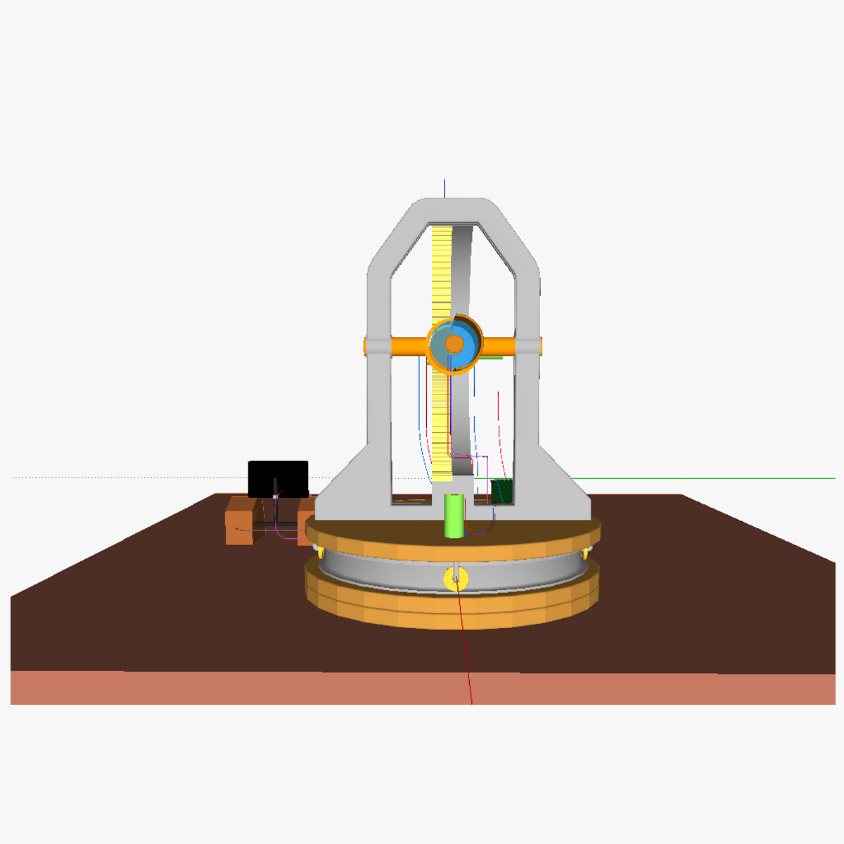 Remote operated telescope 3D model_2