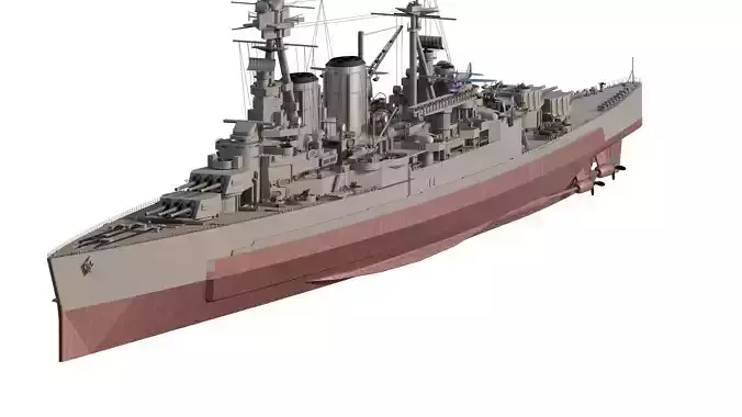 US NAVY BattleCruiser USS Columbus