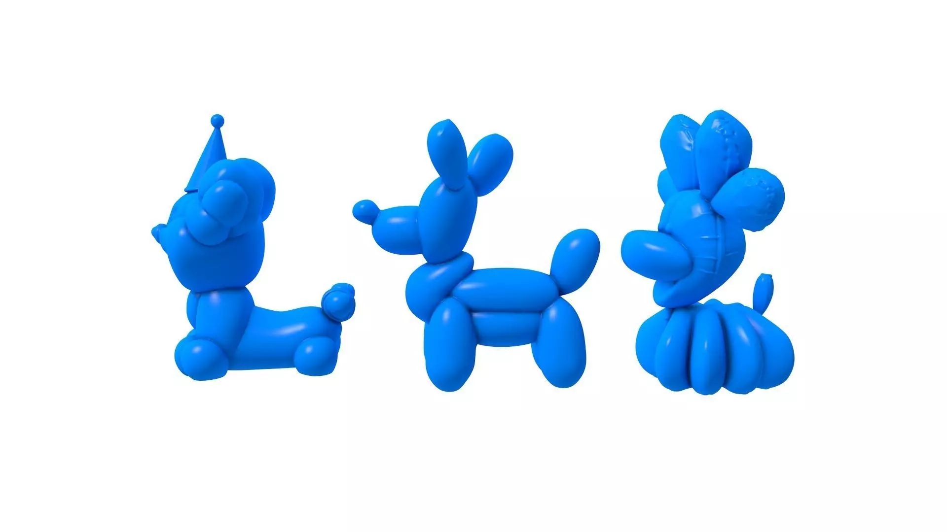 Balloon Dog stl file - printable stl Balloon Elephant 3D print model