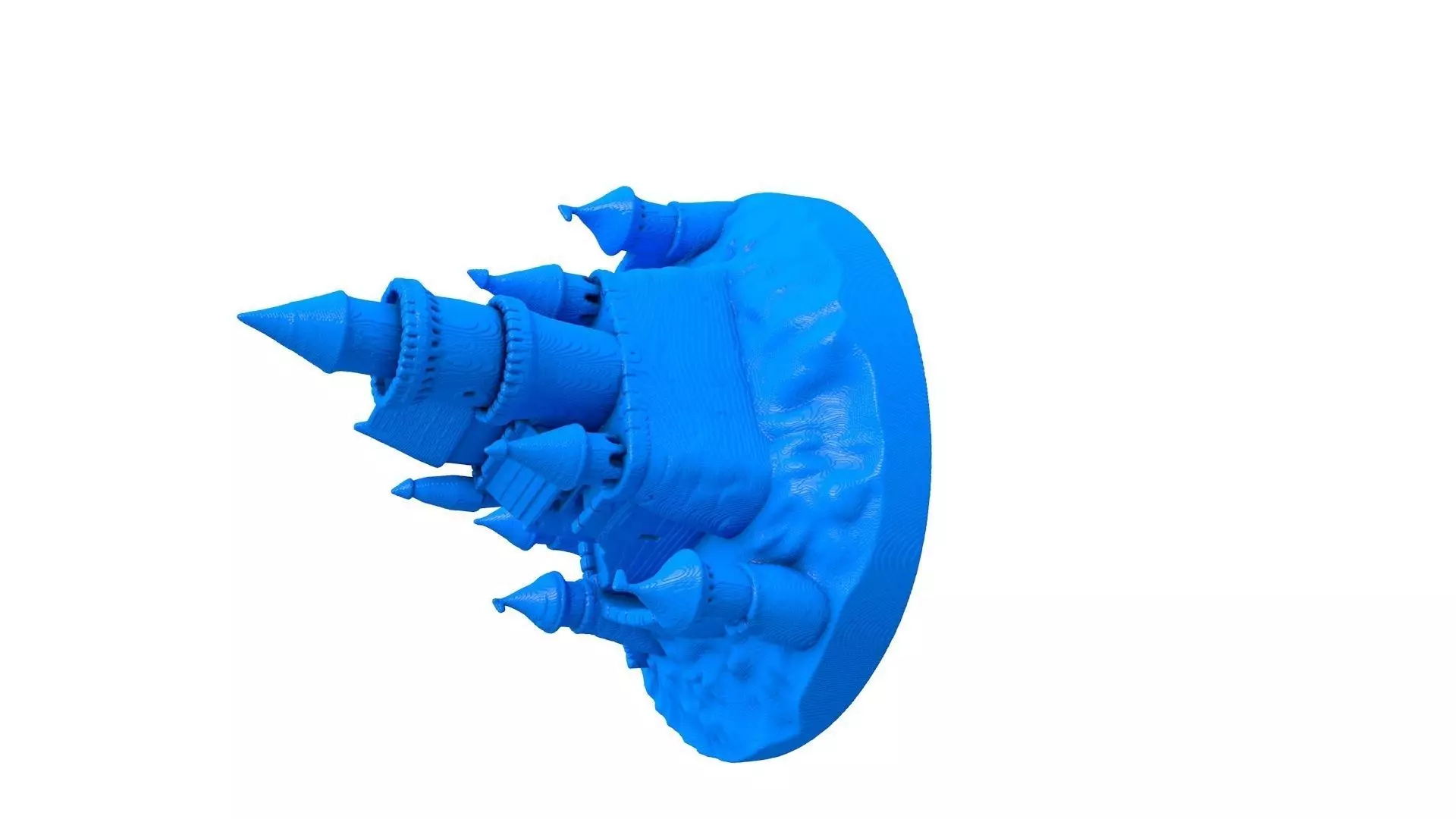 sand castle - sand castle stl - castle - castle stl 3D print model_2