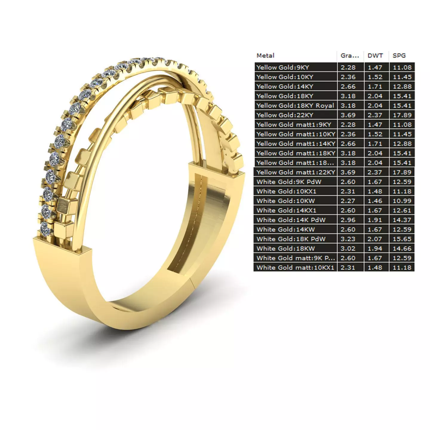 CrossOver-ring 04 3D print model_11