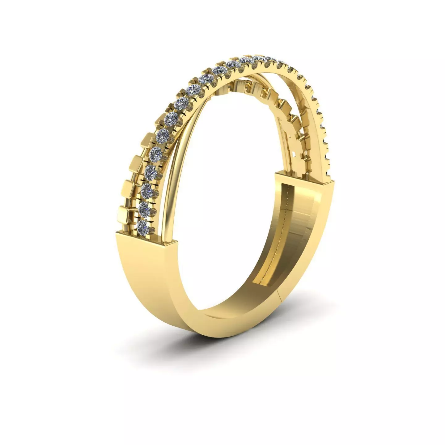 CrossOver-ring 04 3D print model_2