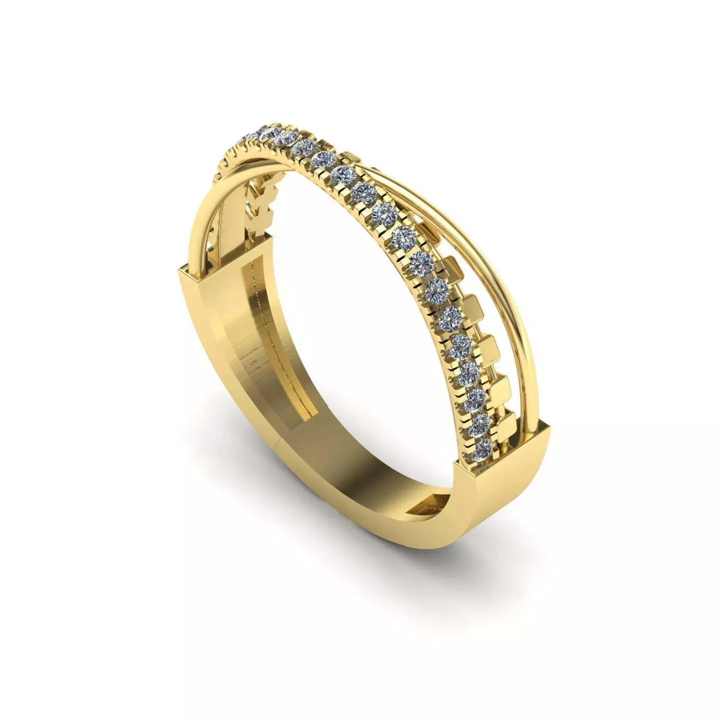 CrossOver-ring 04 3D print model_3