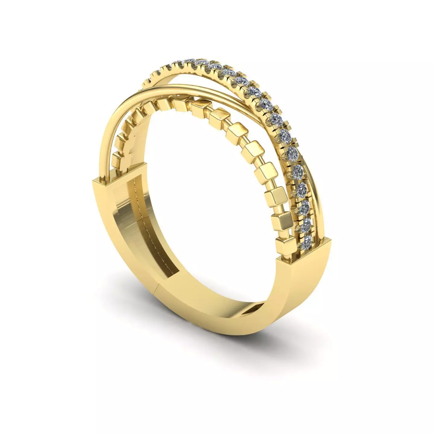 CrossOver-ring 04 3D print model_1