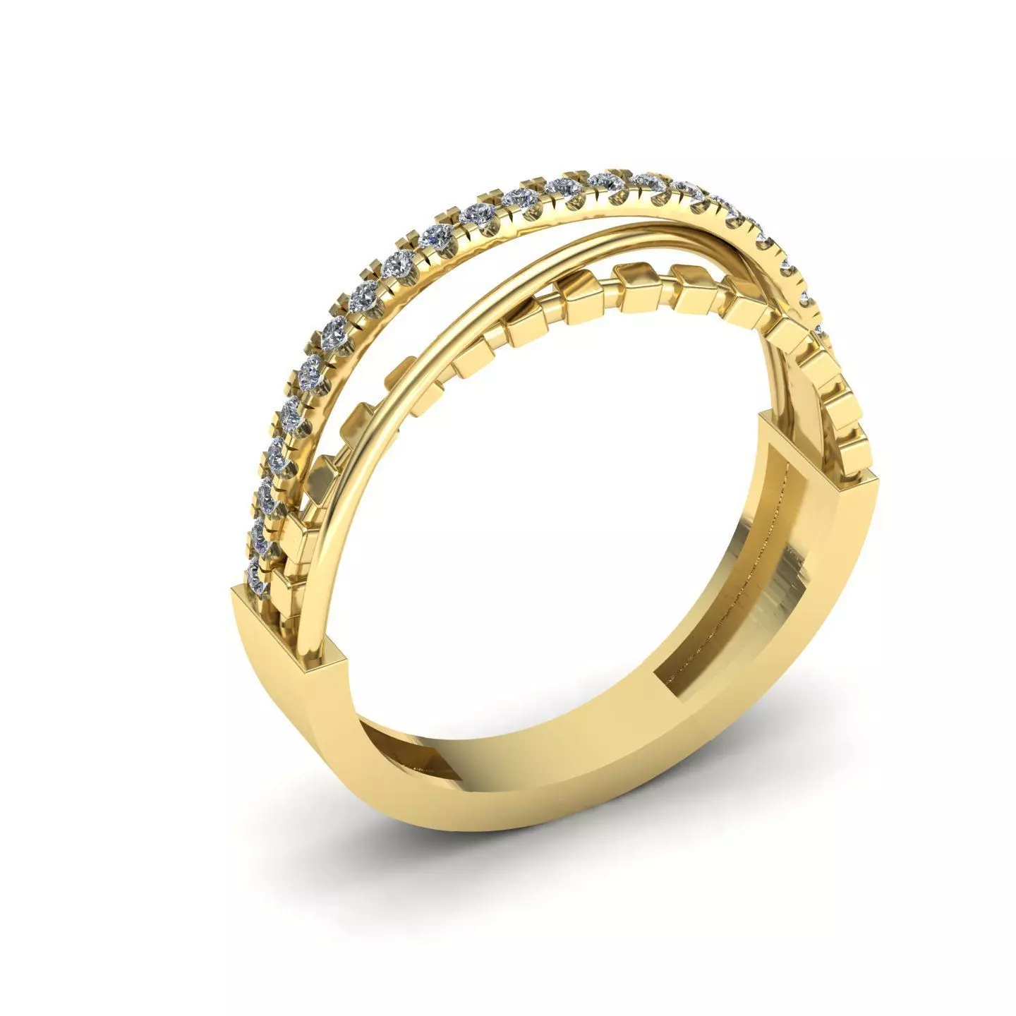 CrossOver-ring 04 3D print model_0