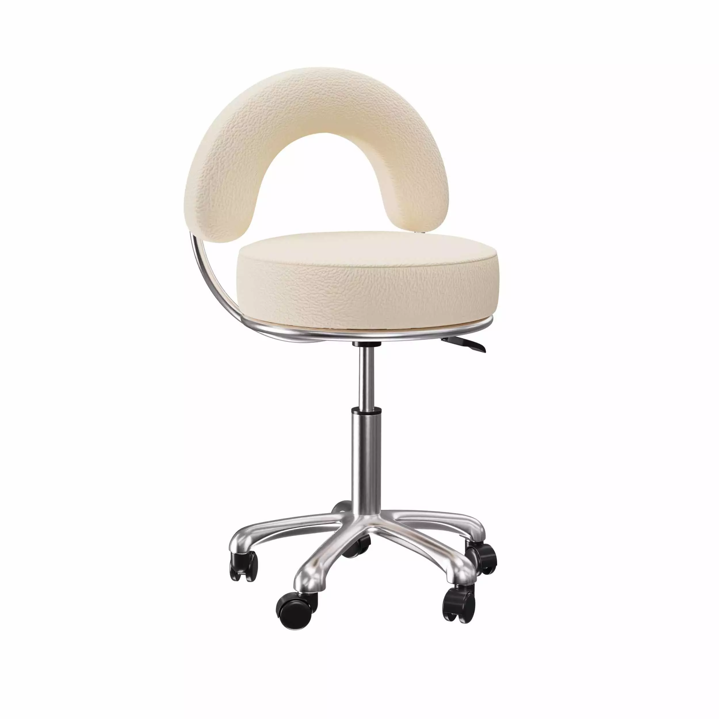 Stylish Pedicure Stool Low-poly 3D model_1