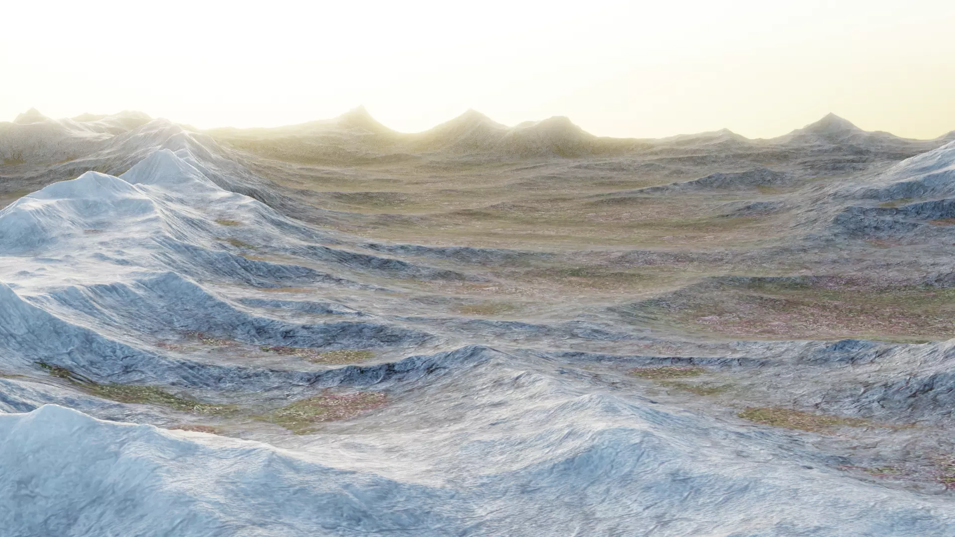 -Mountains Terrain V2- 3D model_4