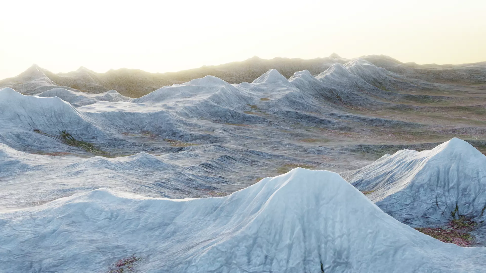 -Mountains Terrain V2- 3D model_3