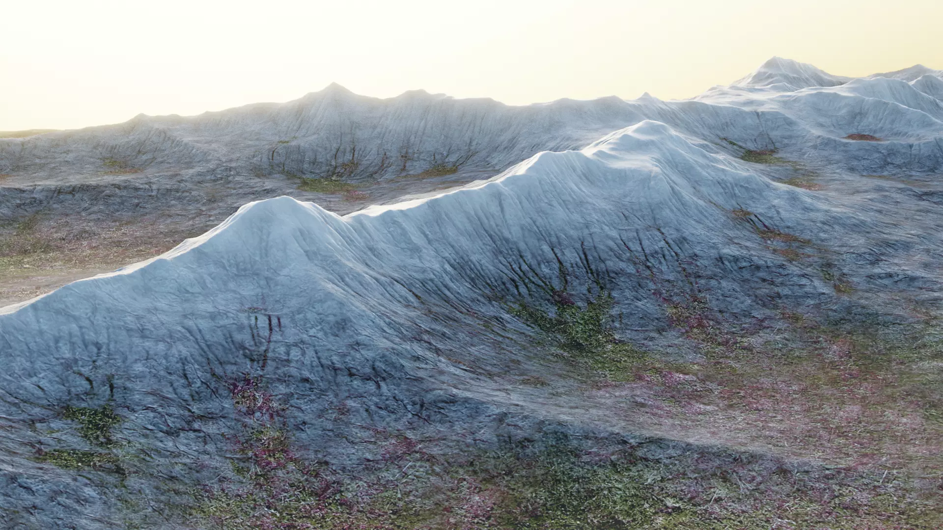-Mountains Terrain V2- 3D model_6
