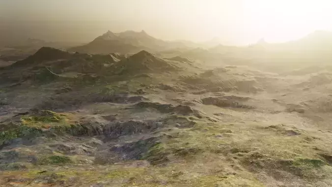 Mountains Terrain V3 - Rocky Peaks Landscape