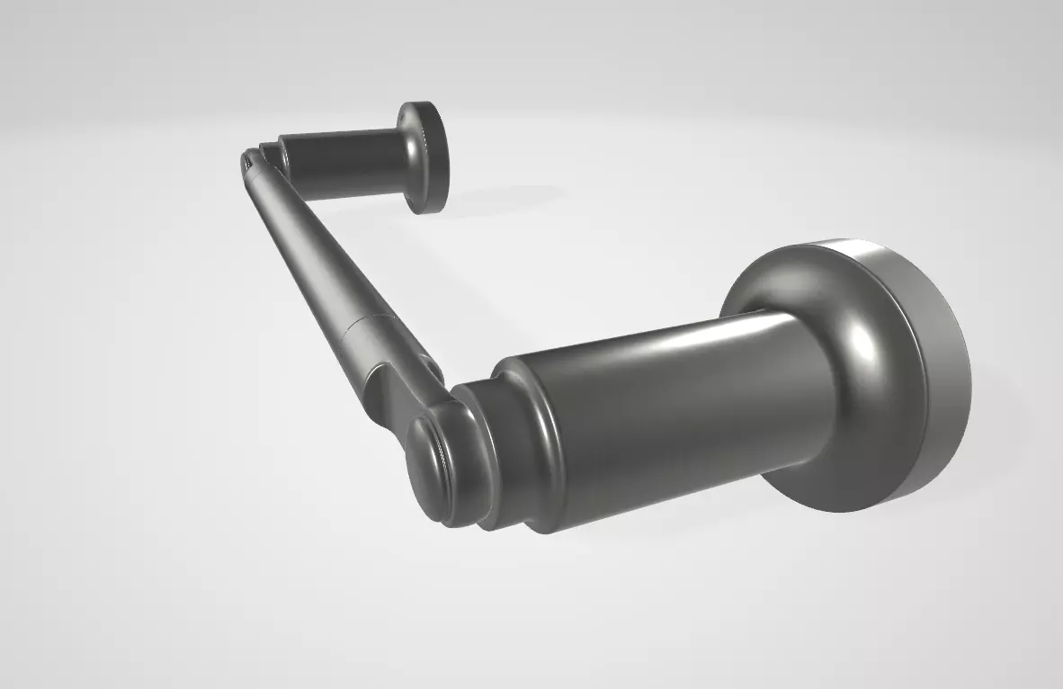 Delta Saylor 2Piece Bathroom Set Low-poly 3D model_2