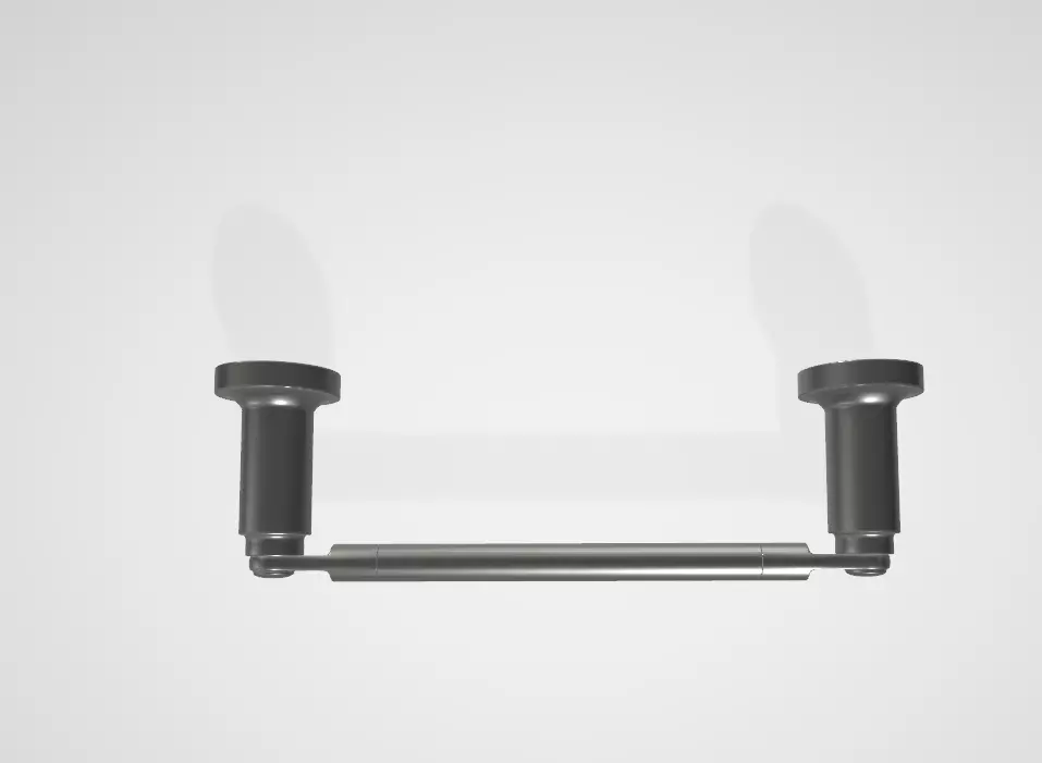 Delta Saylor 2Piece Bathroom Set Low-poly 3D model_4