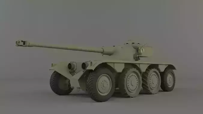 Panhard EBR 75 military tank