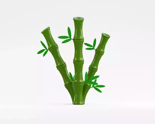 Cartoon Bamboo Tree