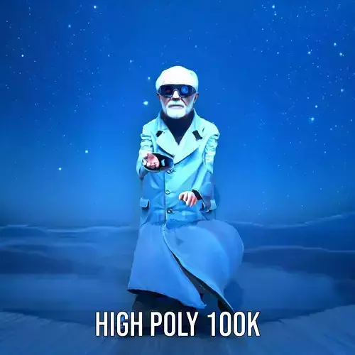 Futuristic Scientist Coat model pack Low-poly 3D model