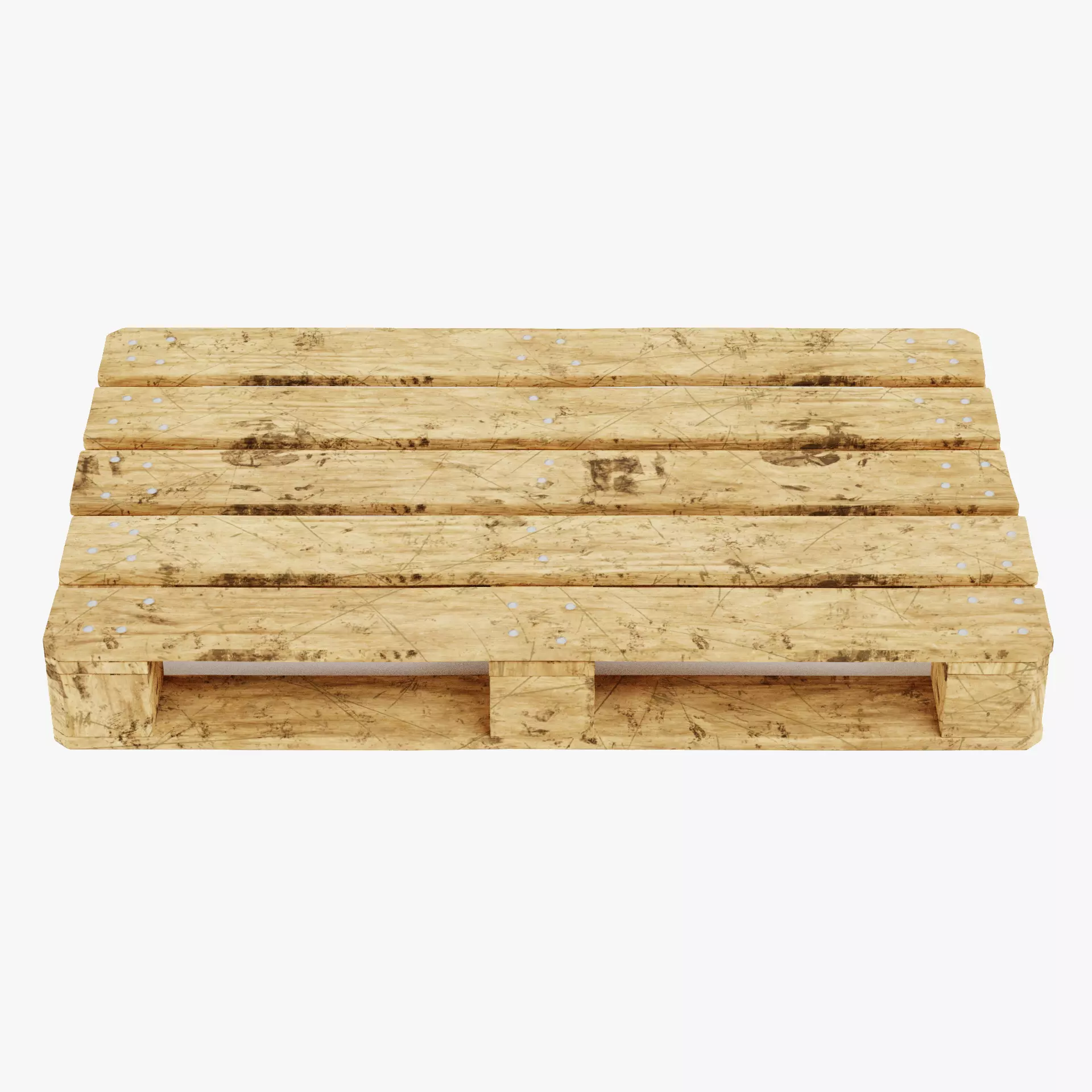 Pallet V2 - Wooden Shipping Platform 3D model
