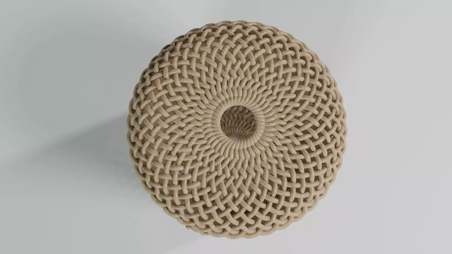 WICKER BASKET08 3D model_4