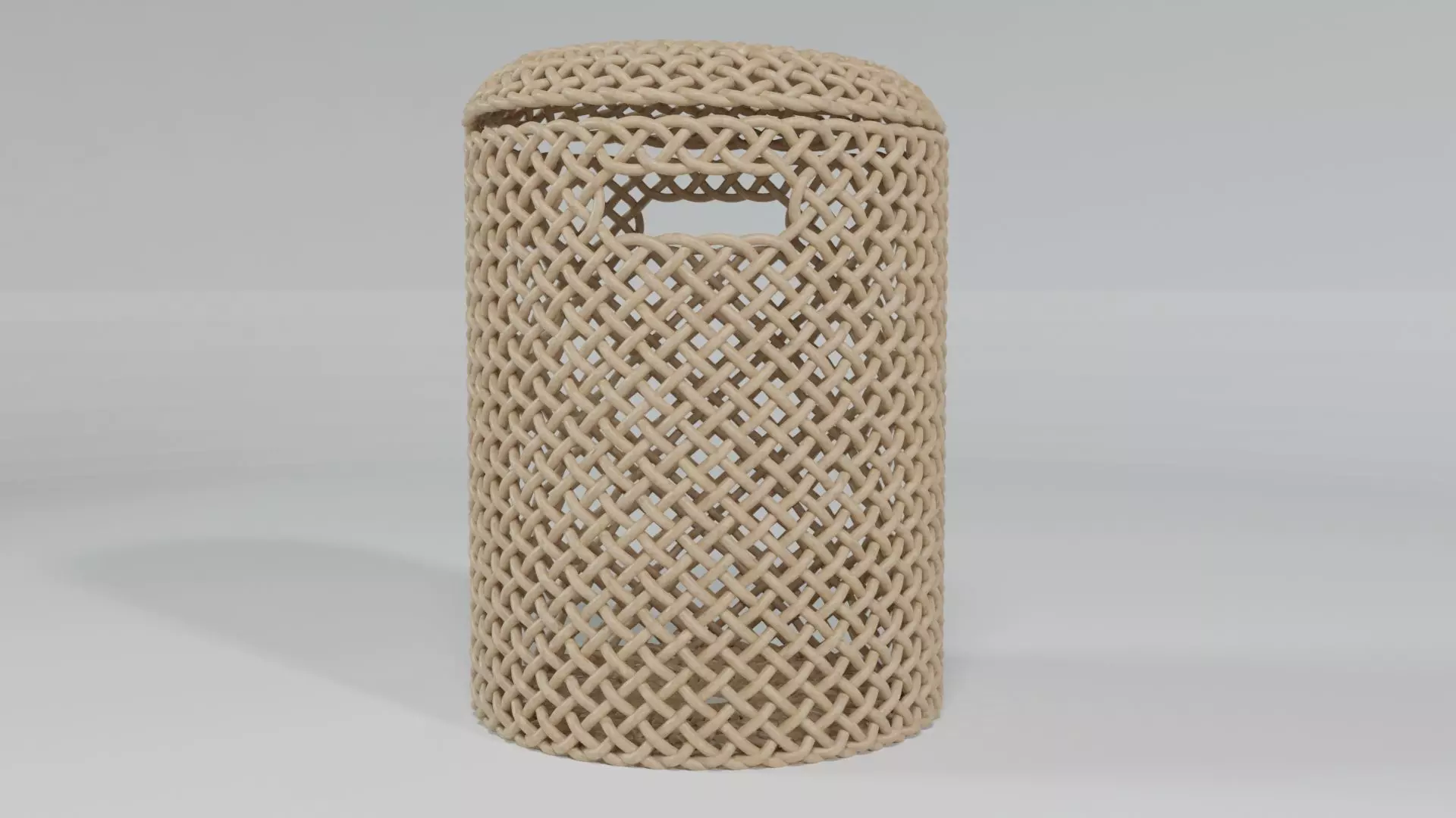 WICKER BASKET08 3D model_6