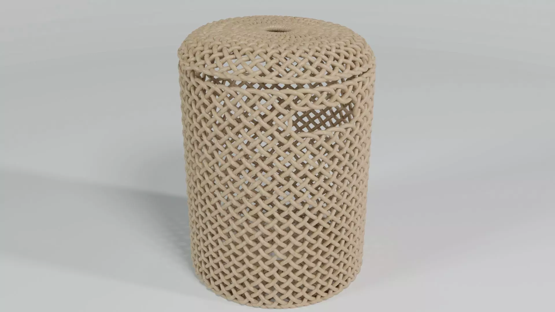 WICKER BASKET08 3D model_0