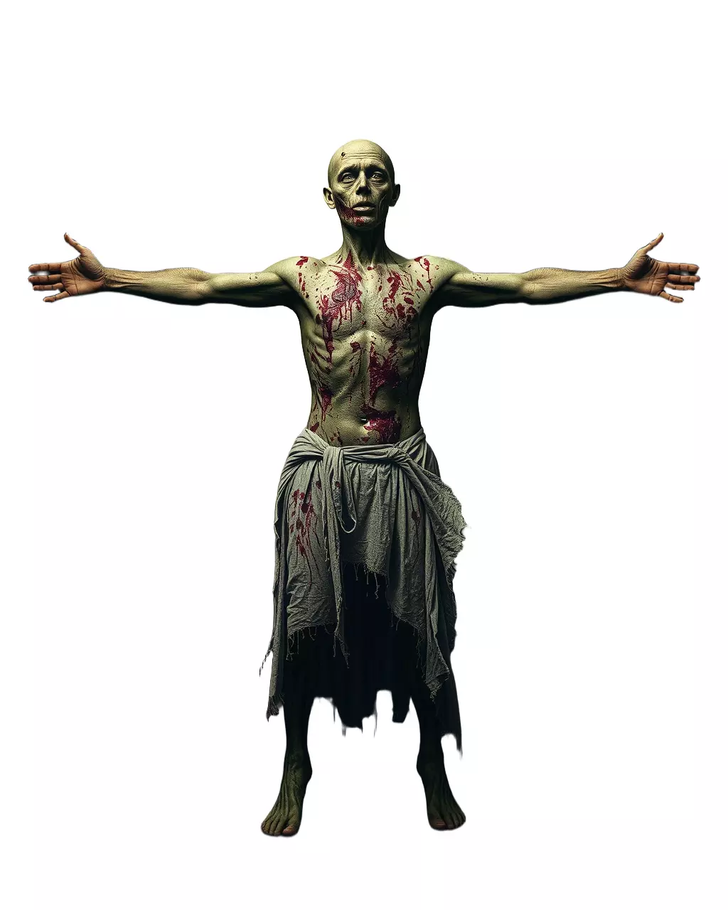 Zombie Survivor model pack Low-poly 3D model_2