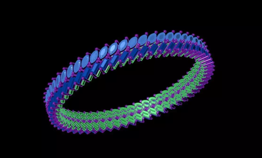 Diamond Style Bracelets 3D print model_2