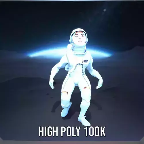 Futuristic Explorer Spacesuit model pack