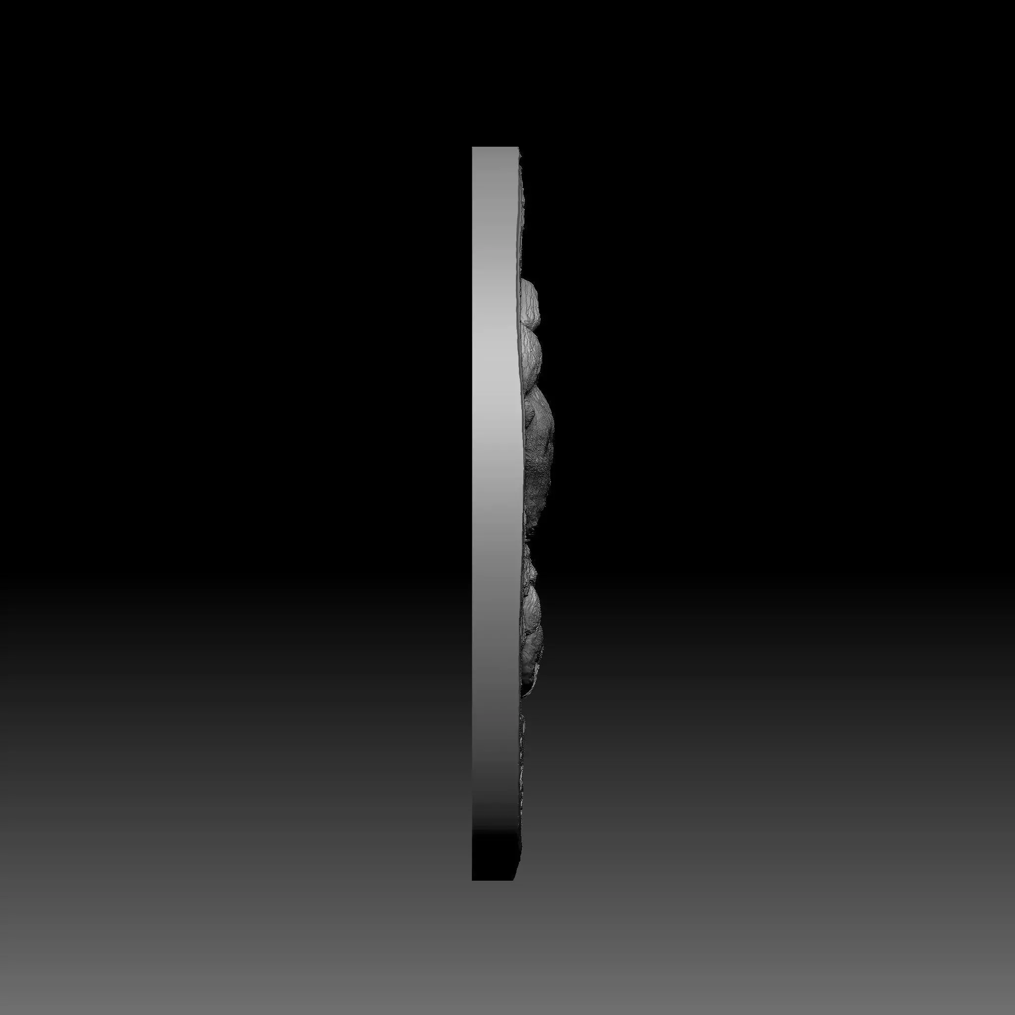  cancer design pendant ready for 3d printing  3D print model_2