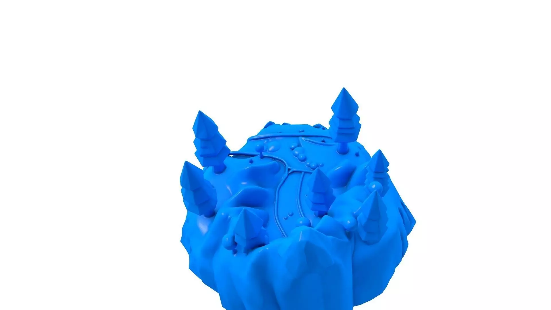 Mountain Path -  Mountain Path stl -  path - mountain 3D print model_1