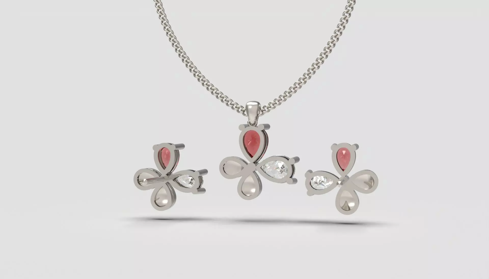 Blossom of Fire and Ice Half Set 3D print model_13