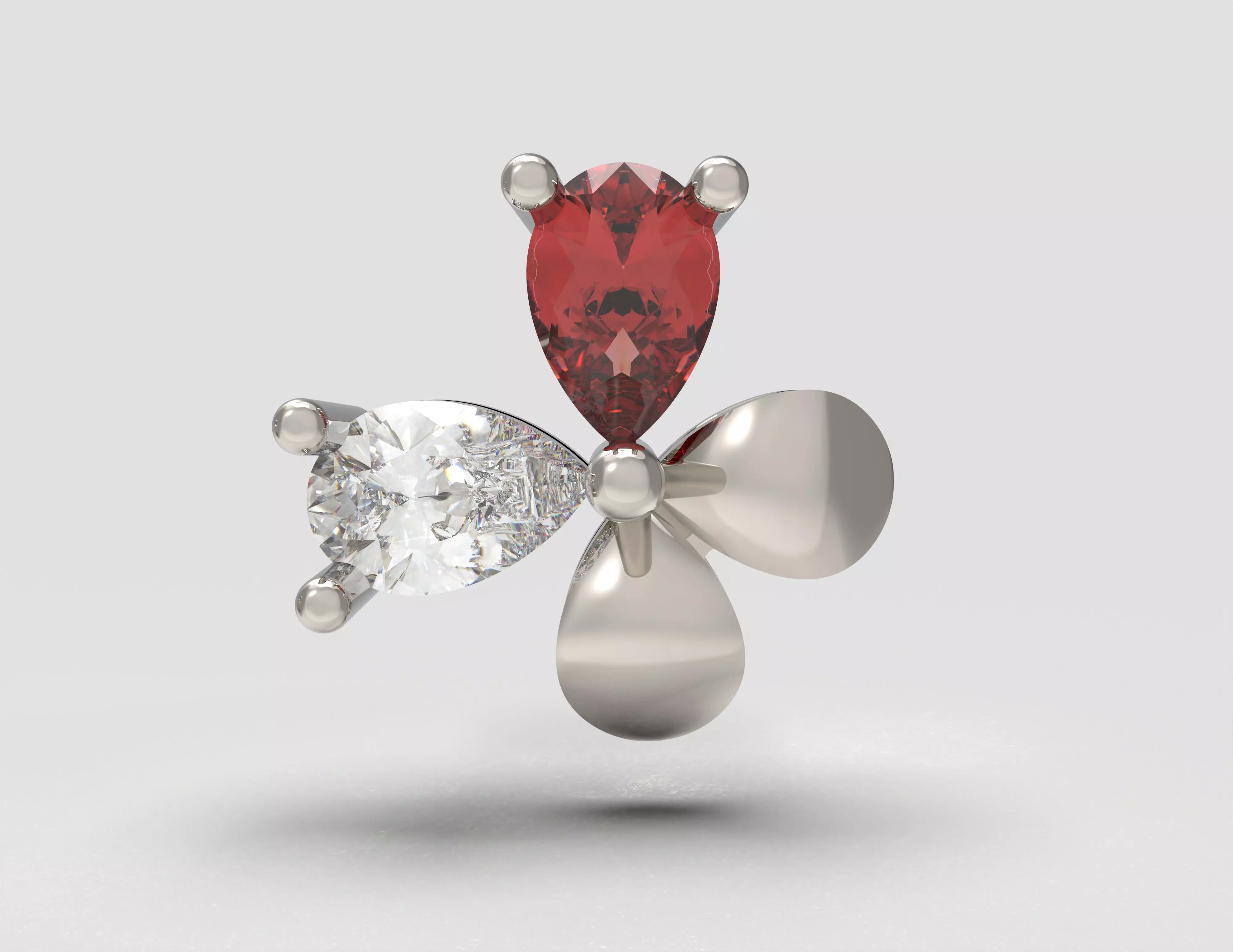 Blossom of Fire and Ice Half Set 3D print model_5