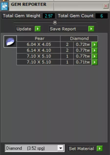 Blossom of Fire and Ice Half Set 3D print model_19