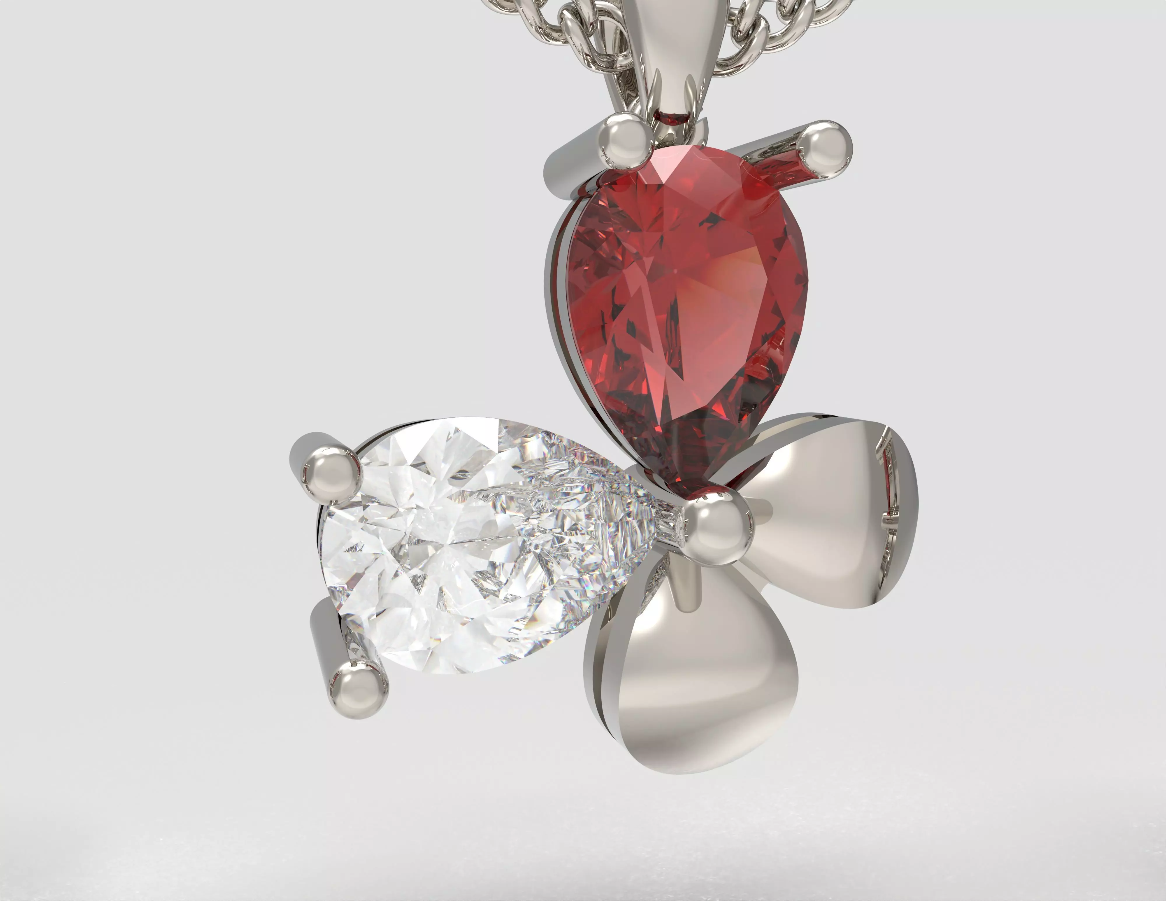 Blossom of Fire and Ice Half Set 3D print model_4