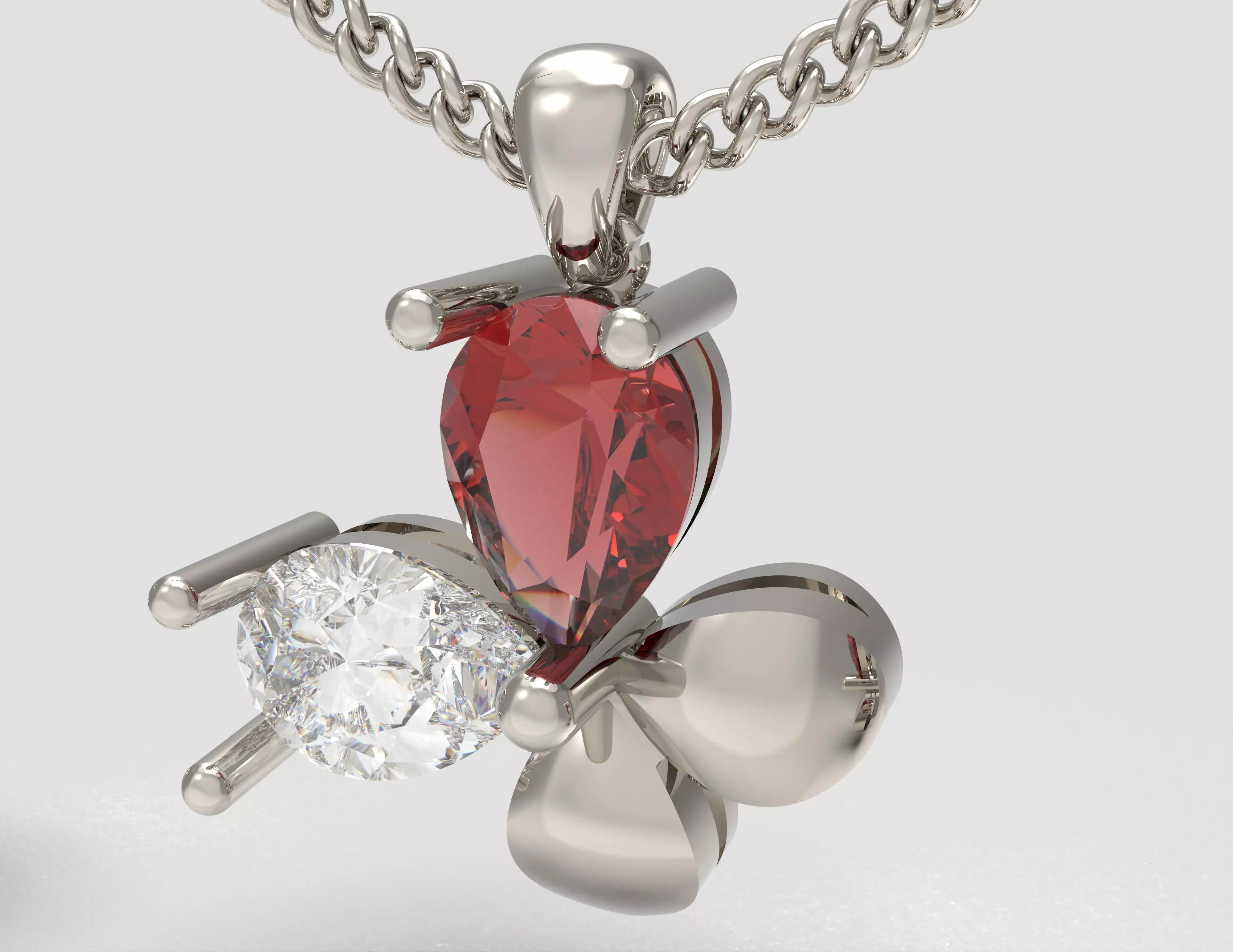 Blossom of Fire and Ice Half Set 3D print model_15