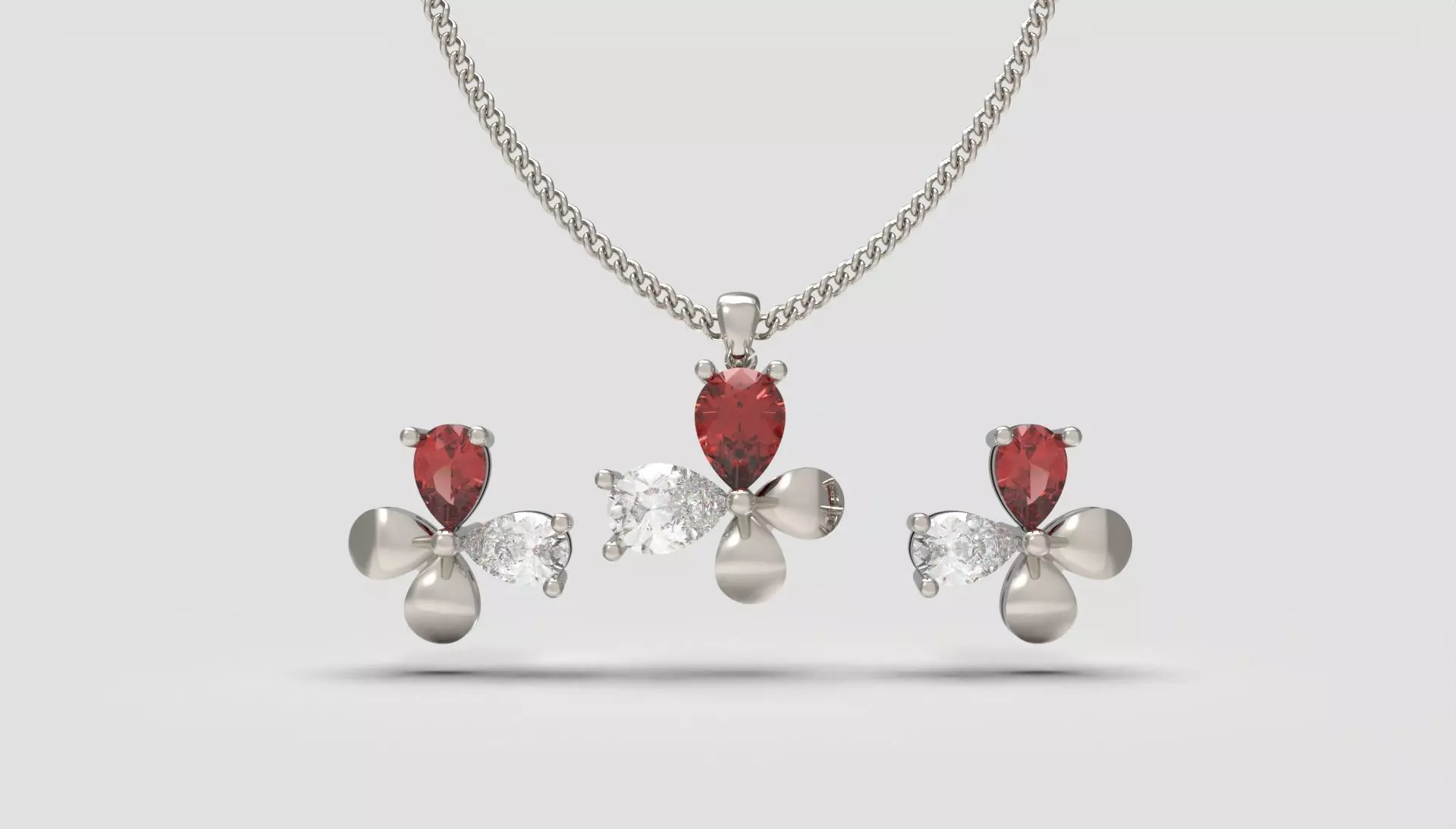 Blossom of Fire and Ice Half Set 3D print model_2