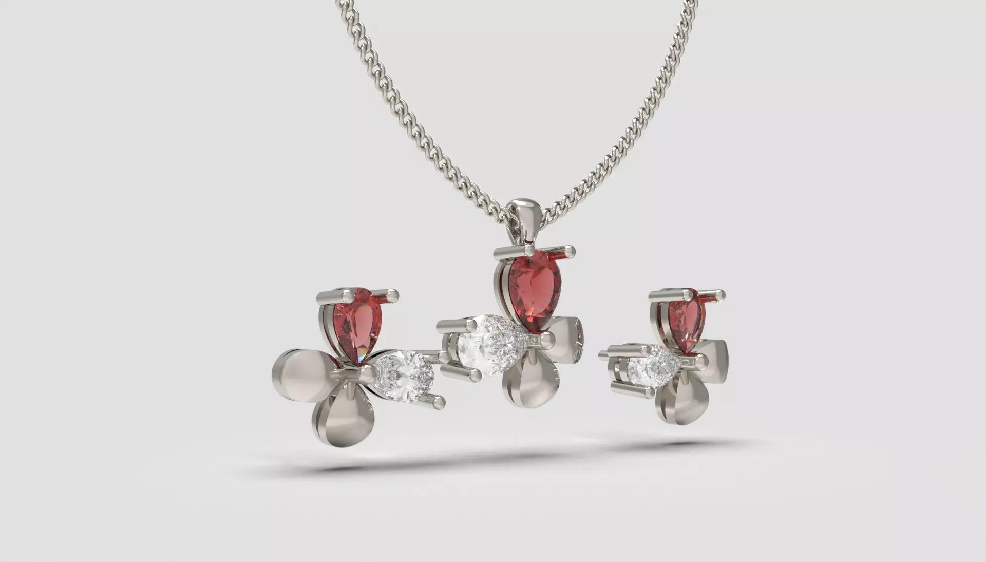 Blossom of Fire and Ice Half Set 3D print model_7