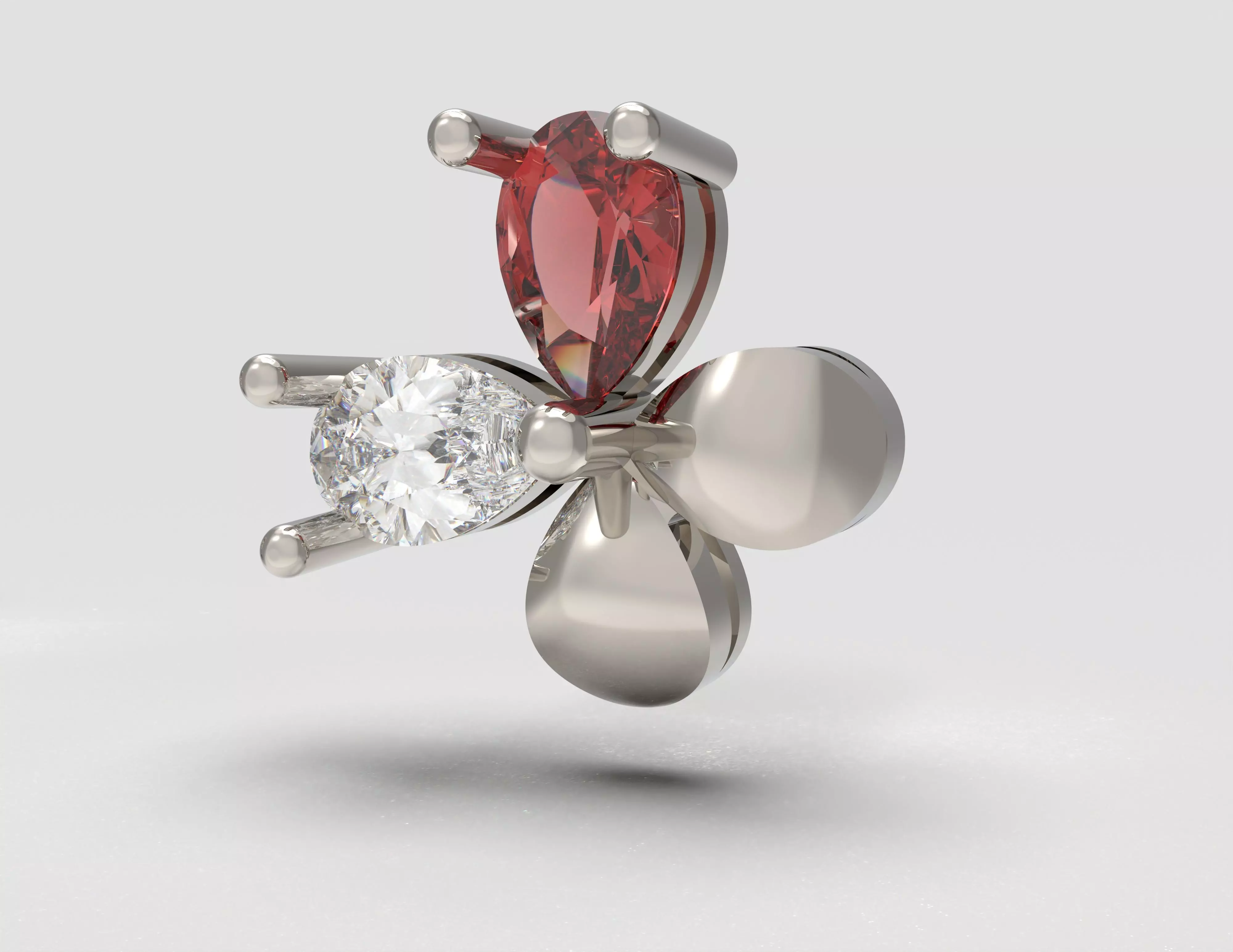 Blossom of Fire and Ice Half Set 3D print model_17