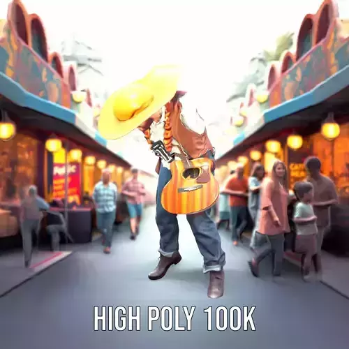 Folk Guitarist model pack