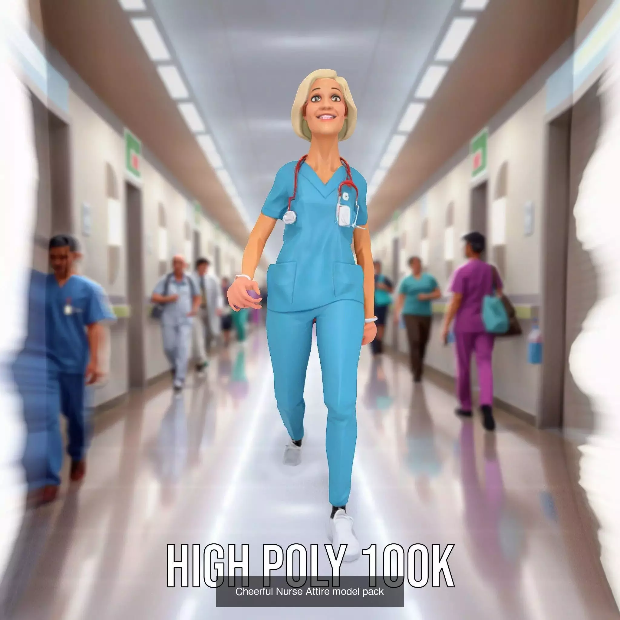 Versatile Characters 3D Model Pack 3D Model Collection_14