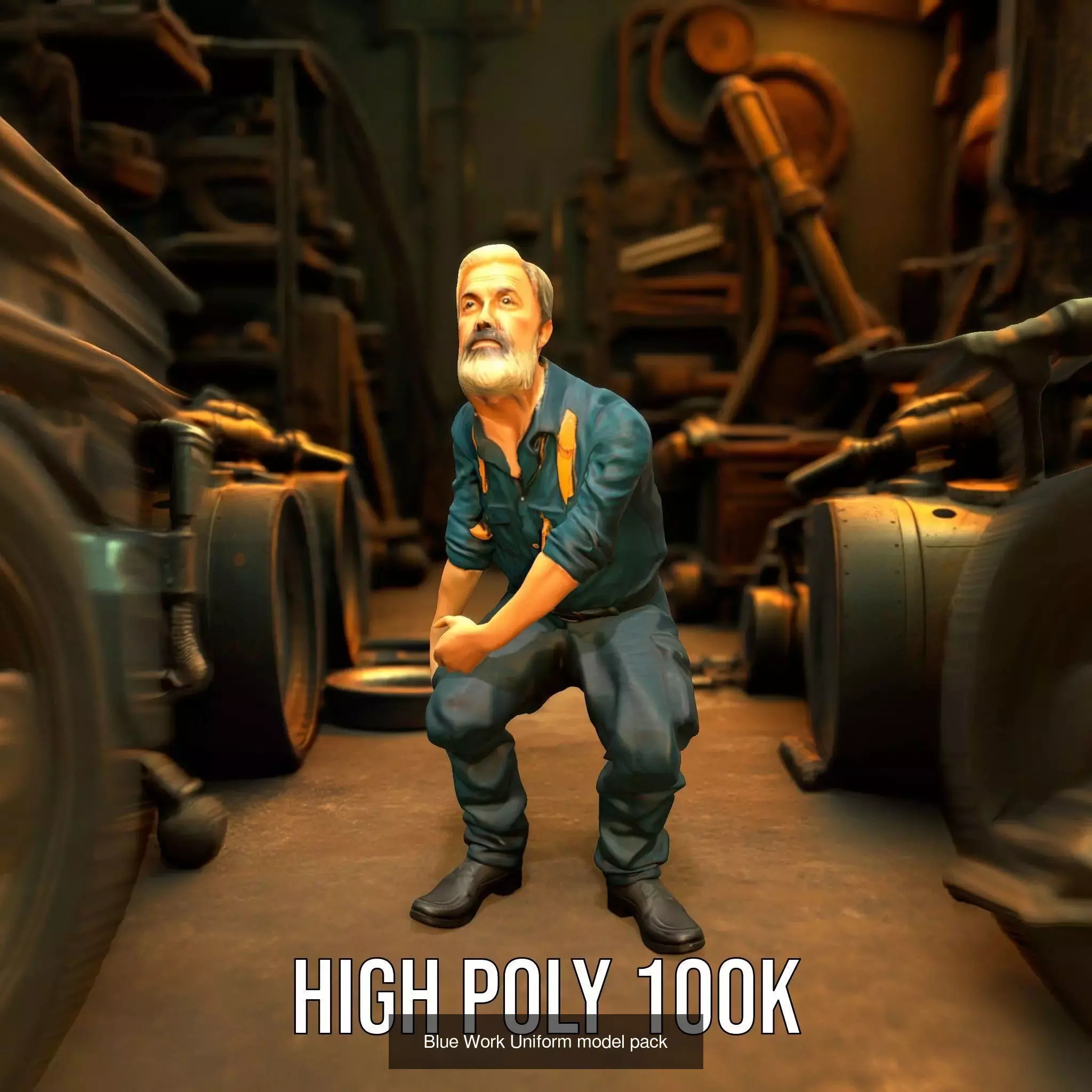 Versatile Characters 3D Model Pack 3D Model Collection_16