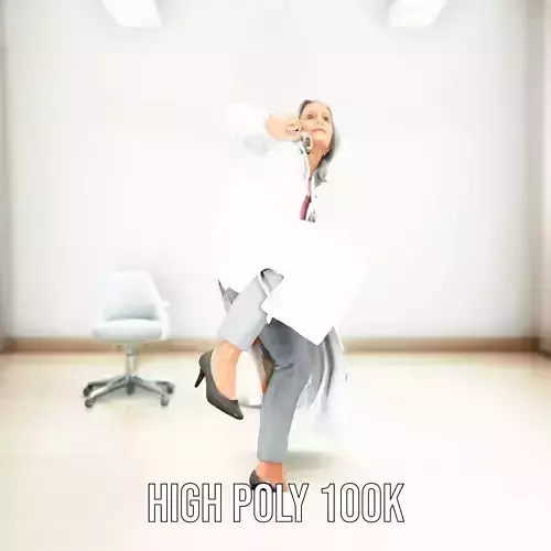 Senior Doctor Attire model pack