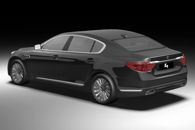 2012 Kia K9 3D model_2