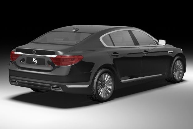 2012 Kia K9 3D model_3