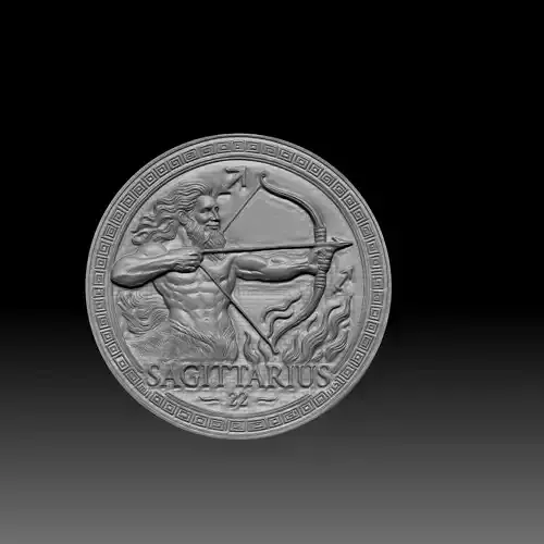 scorpio design pendant ready for 3d printing 