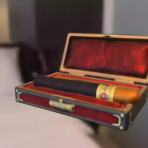 Luxurious Golden pipe box