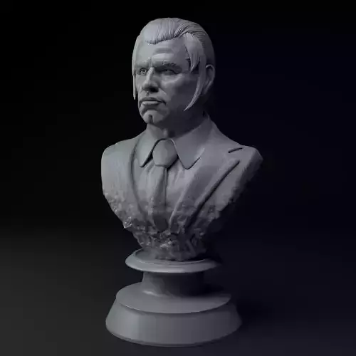 Vincent Vega Pulp Fiction Premium 3D Bust STL