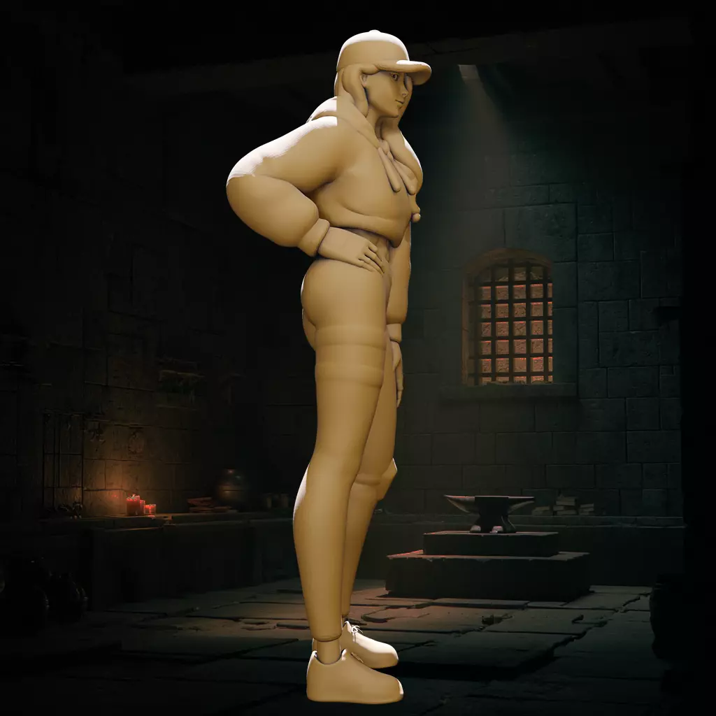 Ruby Ball Player 3D print model_3