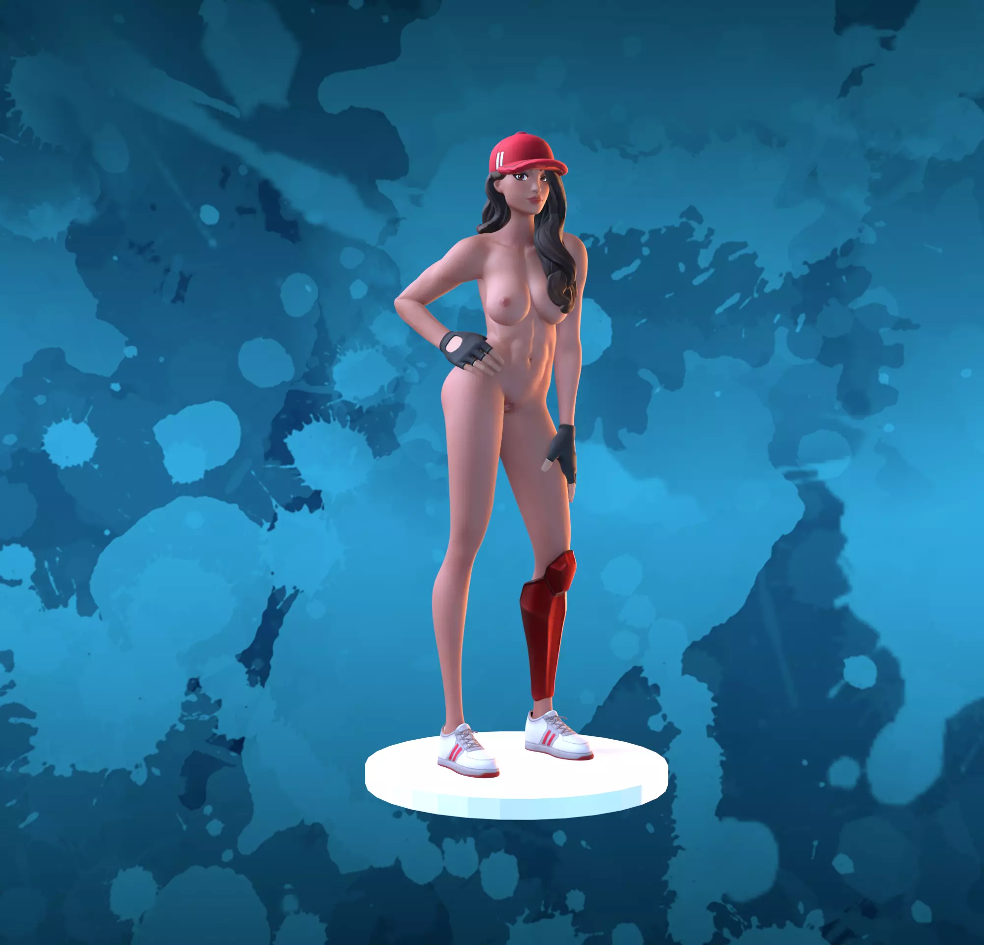 Ruby Ball Player 3D print model_5